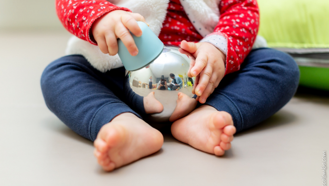 Child with ball